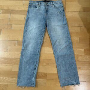 Hudson Nico Straight legged distressed jeans - Size 29